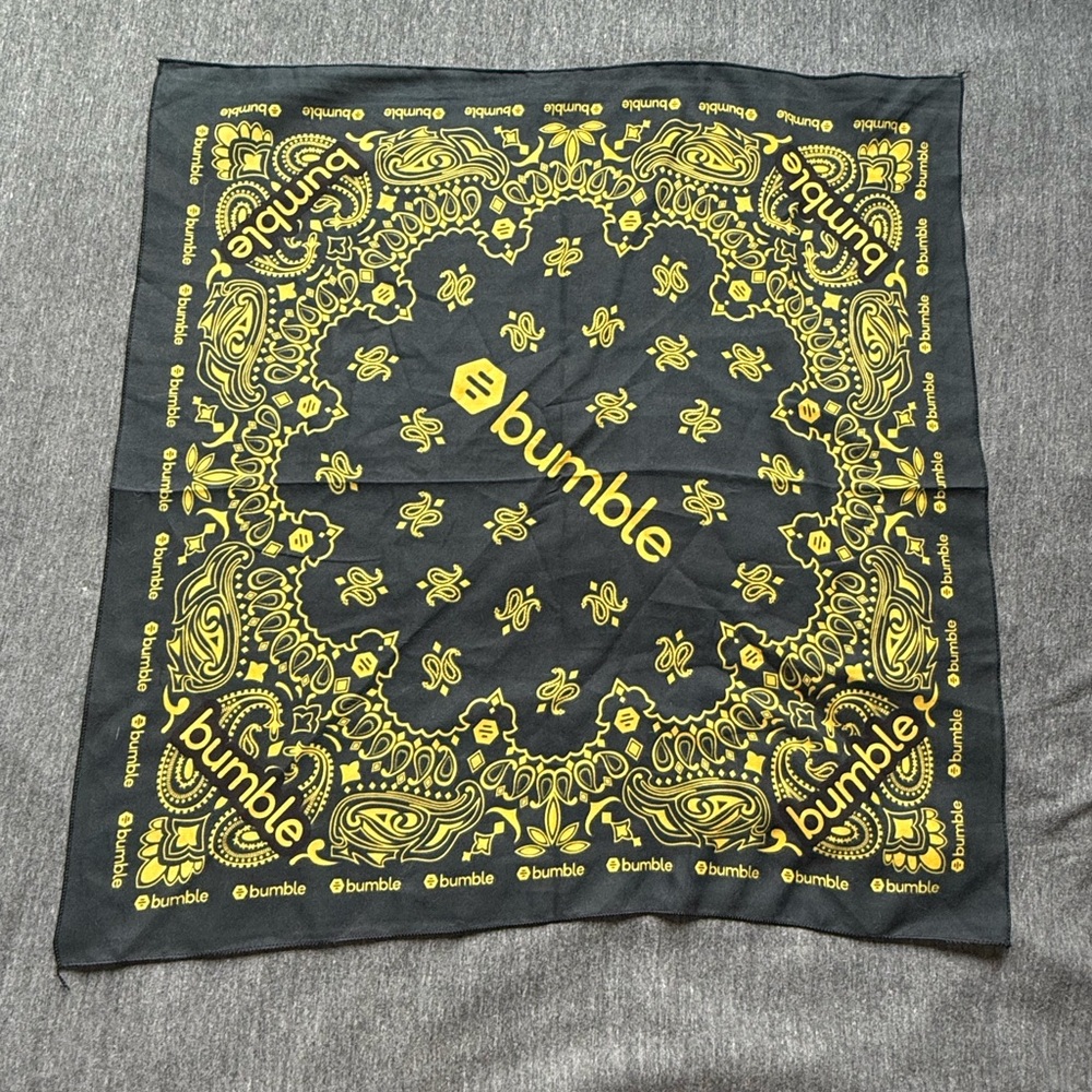 Bumble Black and Yellow Bandana